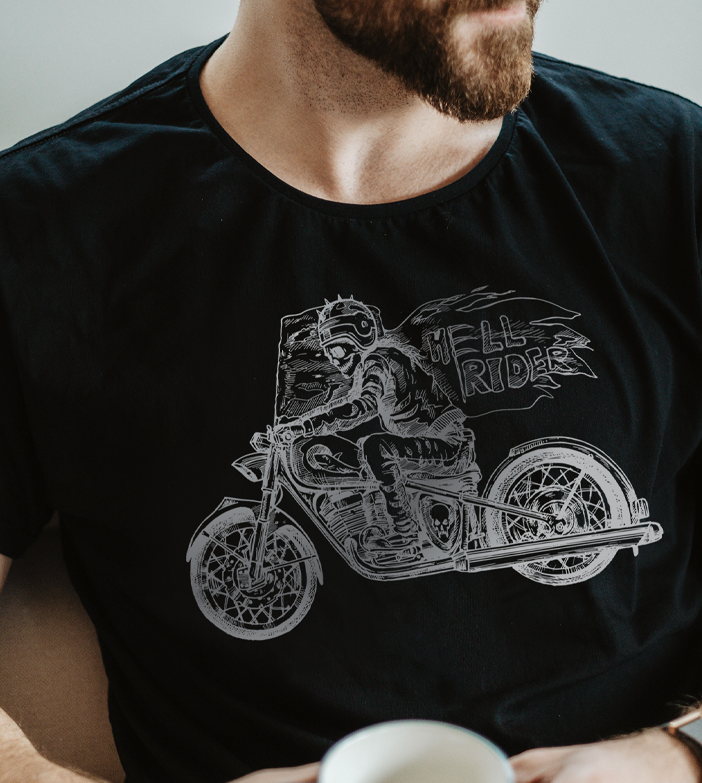 Camiseta Motorcycle - Hell Rider