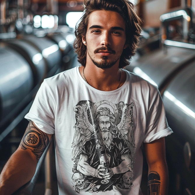 Camiseta Cerveja - Beer God - Unissex
