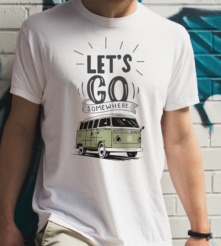 Camiseta  Kombi - Let