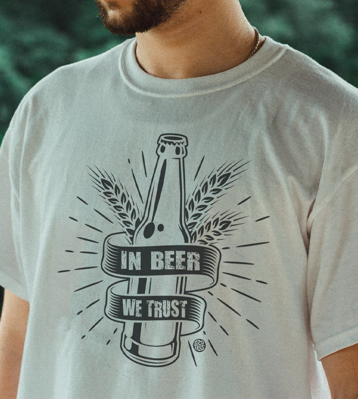 Camiseta Beer - In Beer We Trust