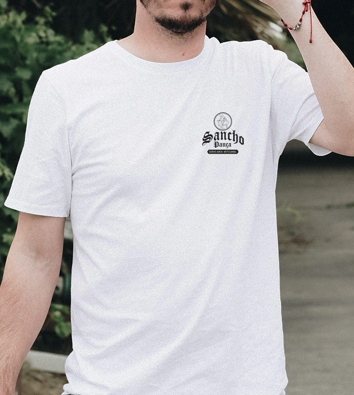 Camiseta Sancho Pança - Estampa Frente e Verso