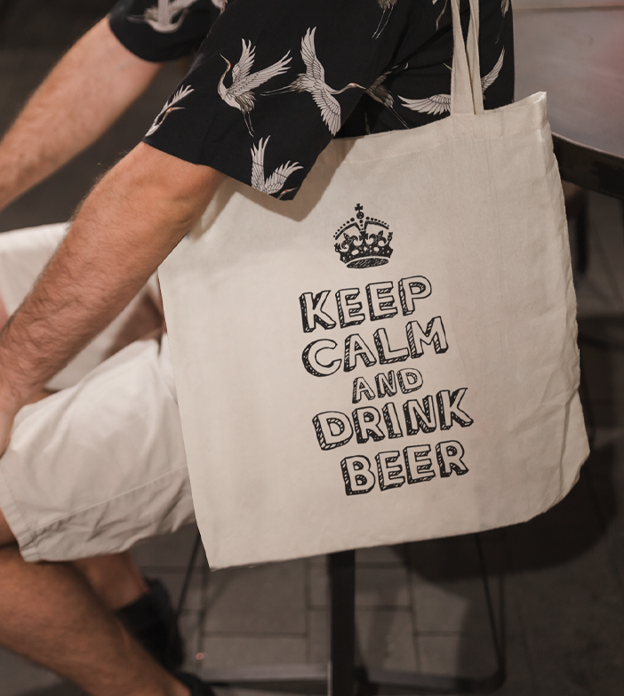 Ecobag Cru Keep Calm and Drink Beer