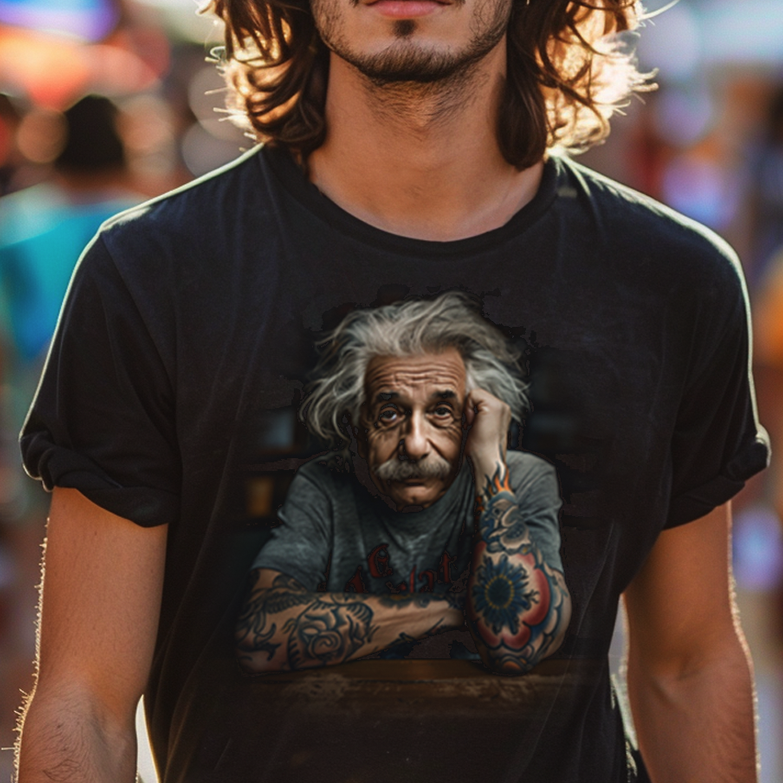 Camiseta Tattoo Einstein - Unissex