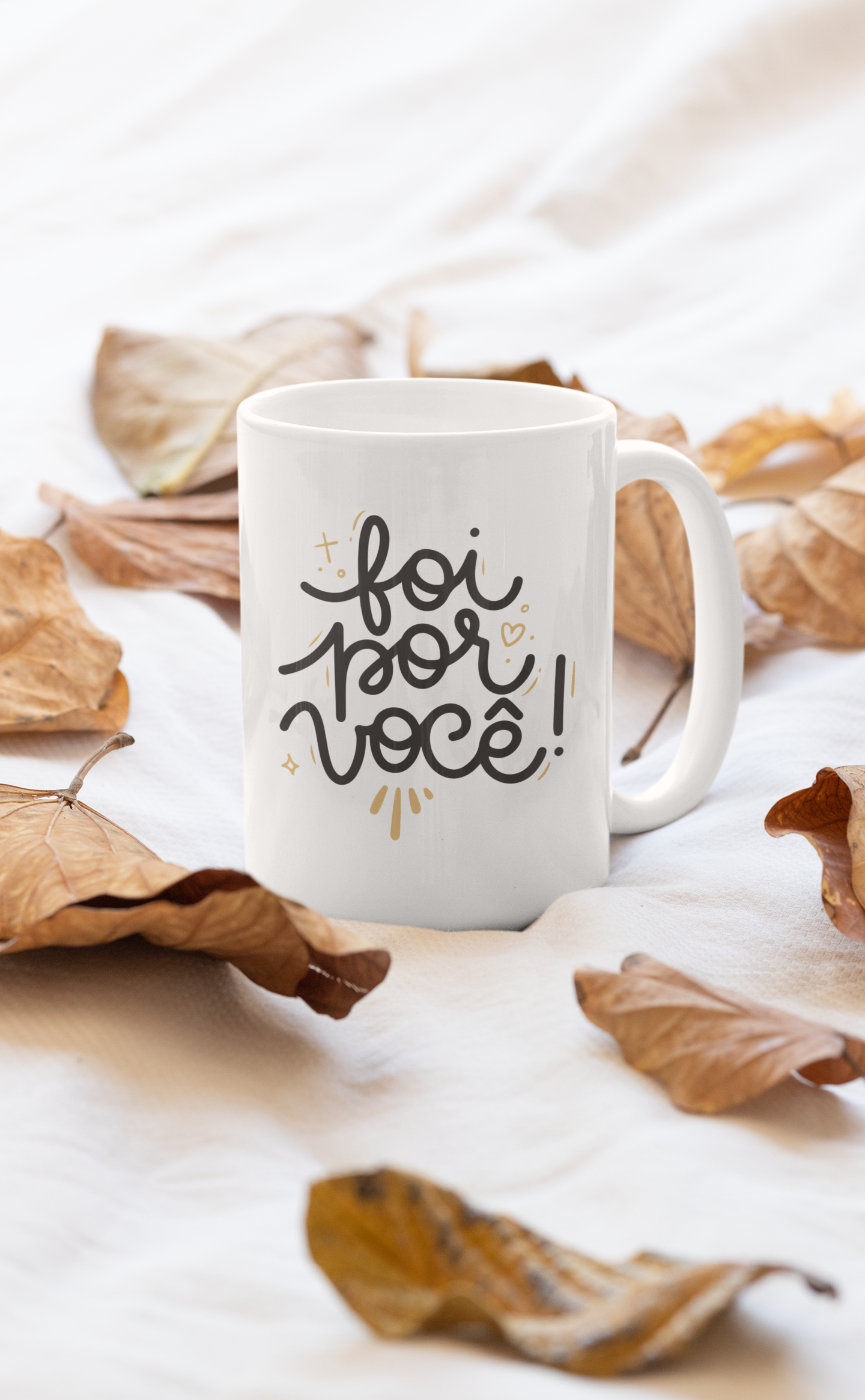 Caneca De Porcelana Personalizada Por você