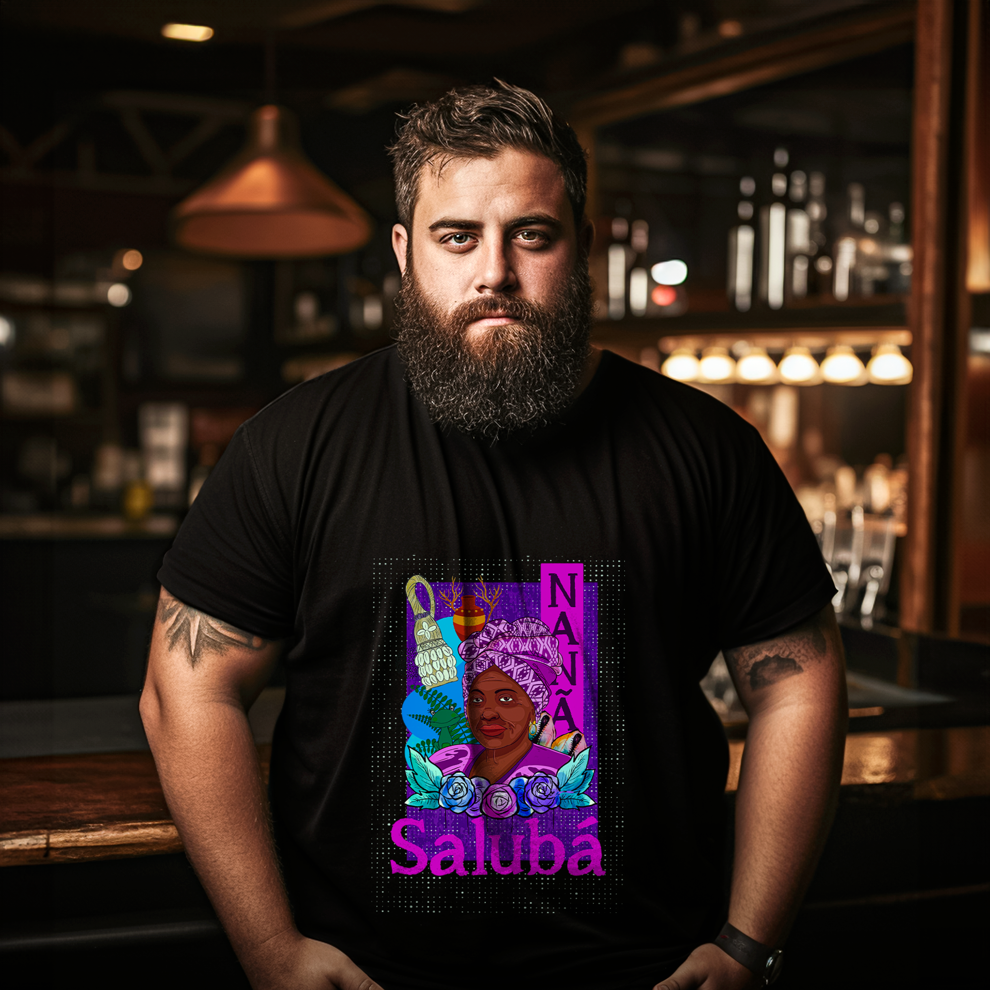 Camiseta Plus Size Unissex Nanã
