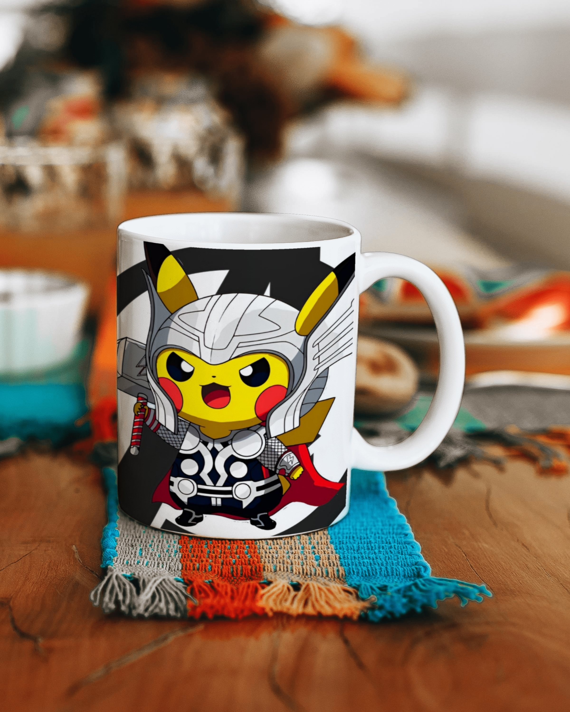 Caneca Pikachu da Marvel