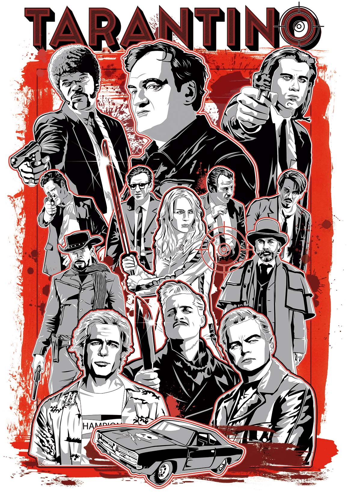Camiseta Tarantino Filmes