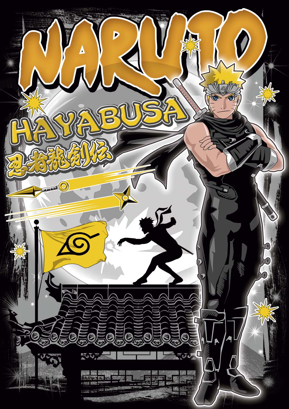 Camiseta Naruto Hayabusa