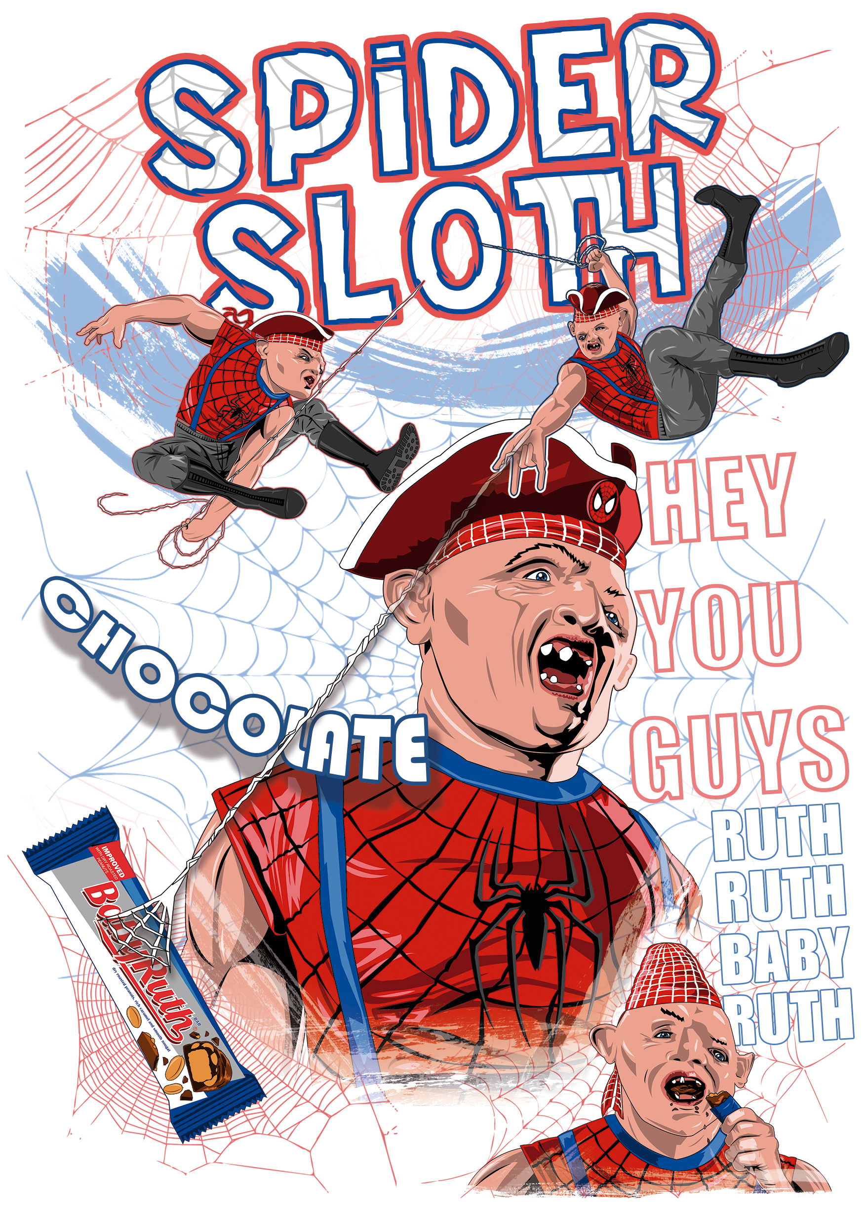 Camiseta icônica Goonies - SpiderSloth 