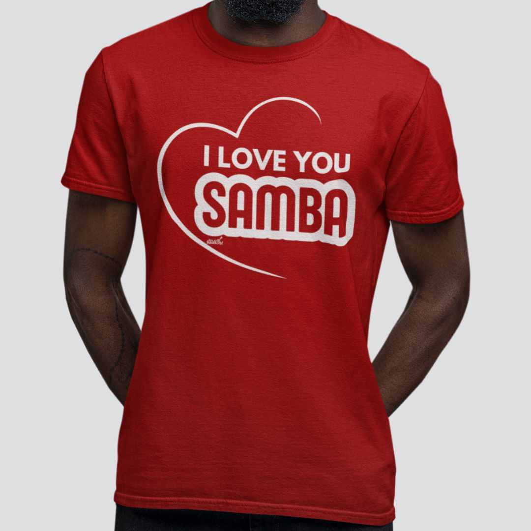 Camiseta Quality Masculina - I Love You Samba