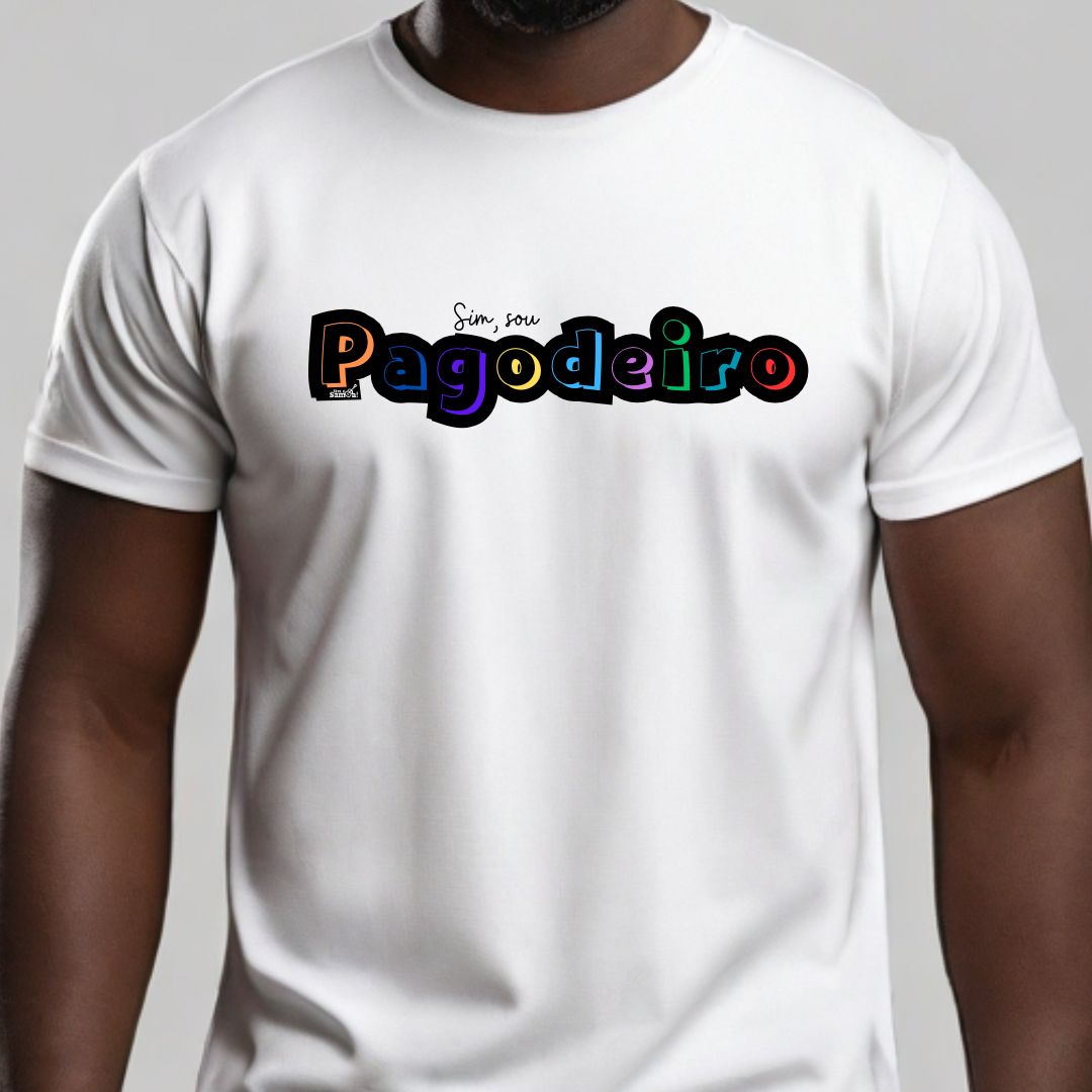 Camiseta Plus Size - Sim Sou Pagodeiro