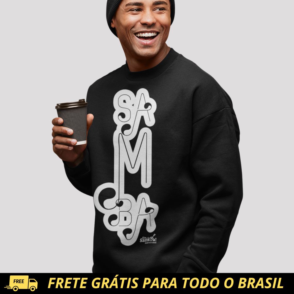 Blusão de Moletom Fechado - Samba