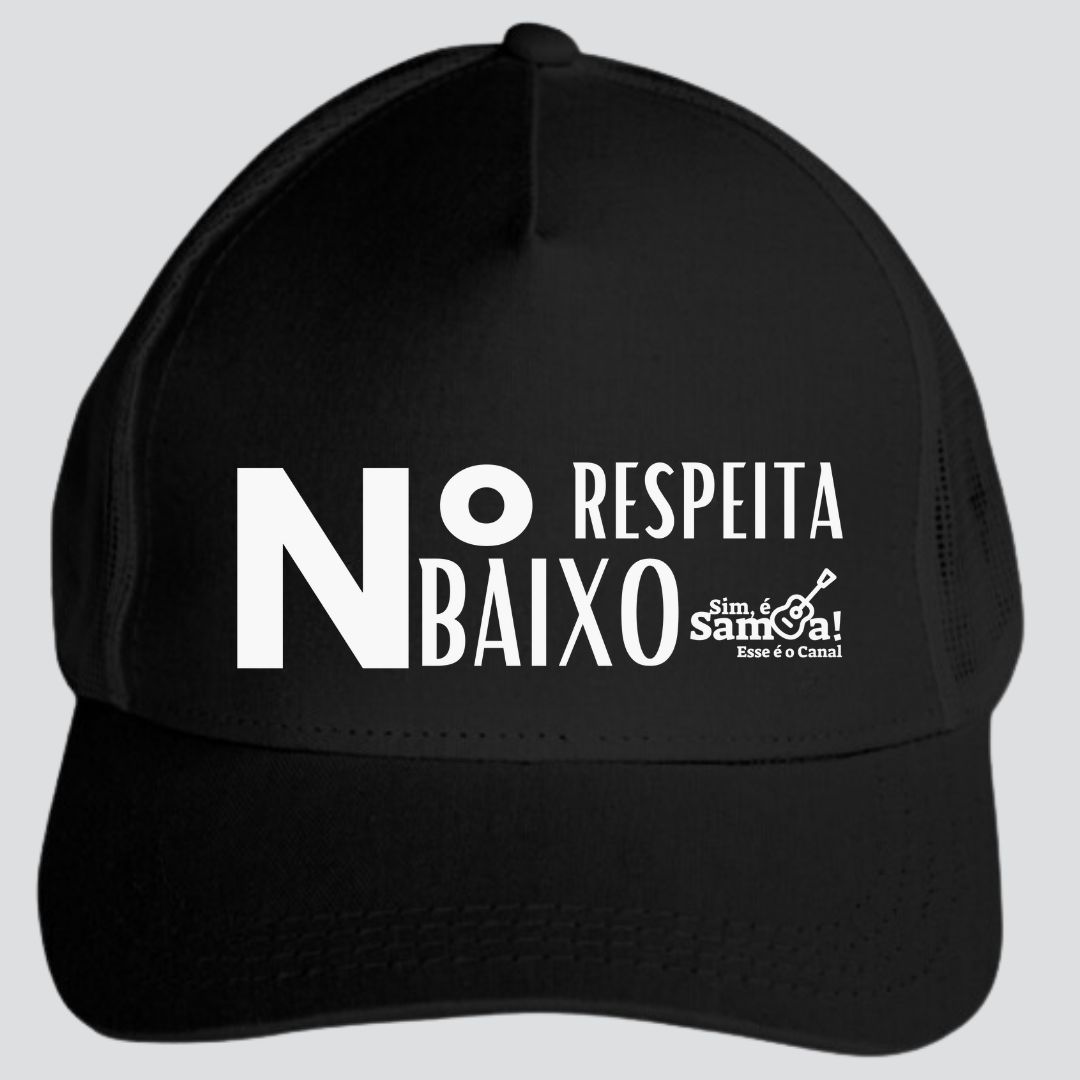 Boné Americano Com Tela - Respeita Número Baixo