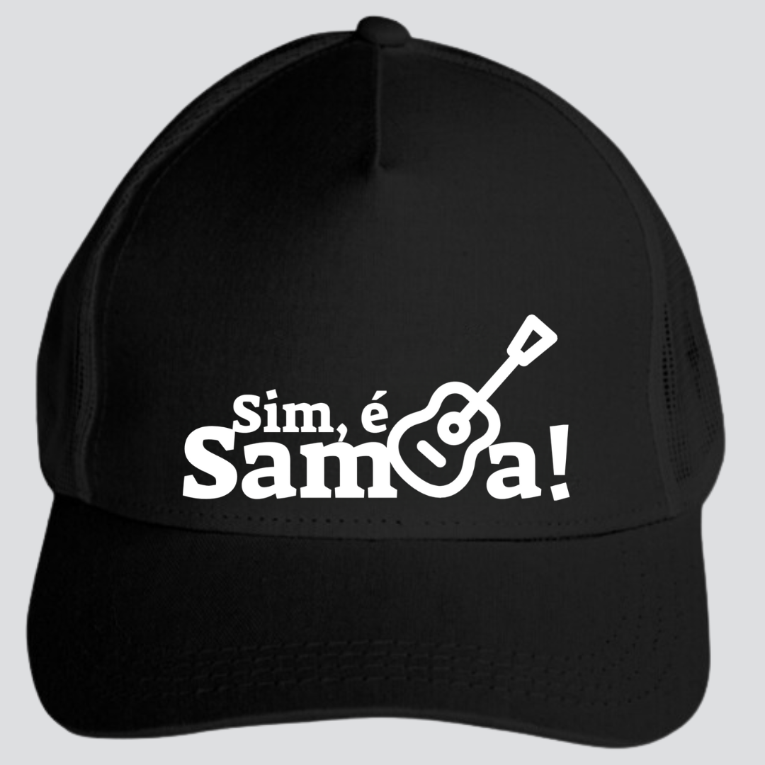 Boné Americano com Tela - Sim é Samba