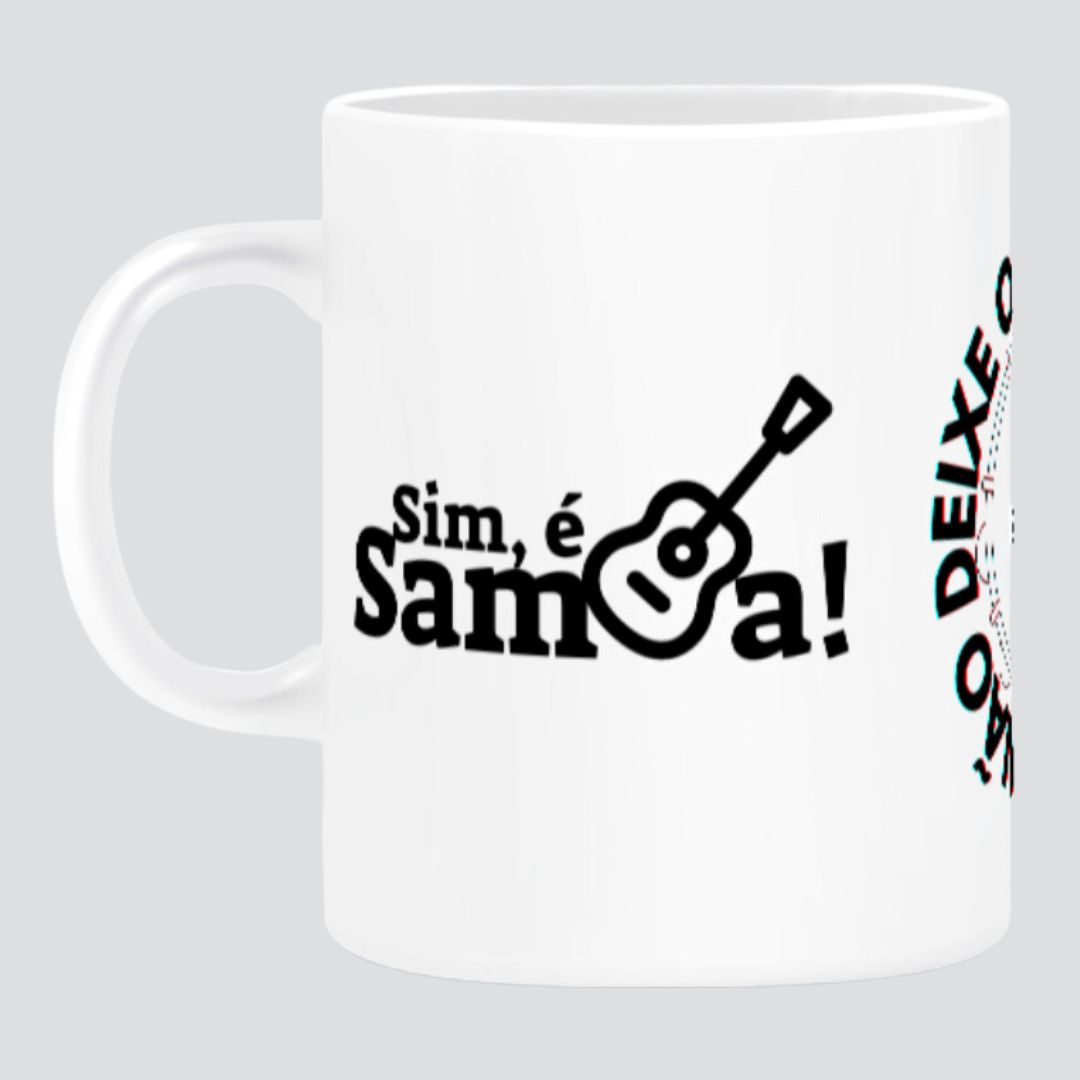 Caneca Não Deixe o Samba Morrer - Sim é Samba
