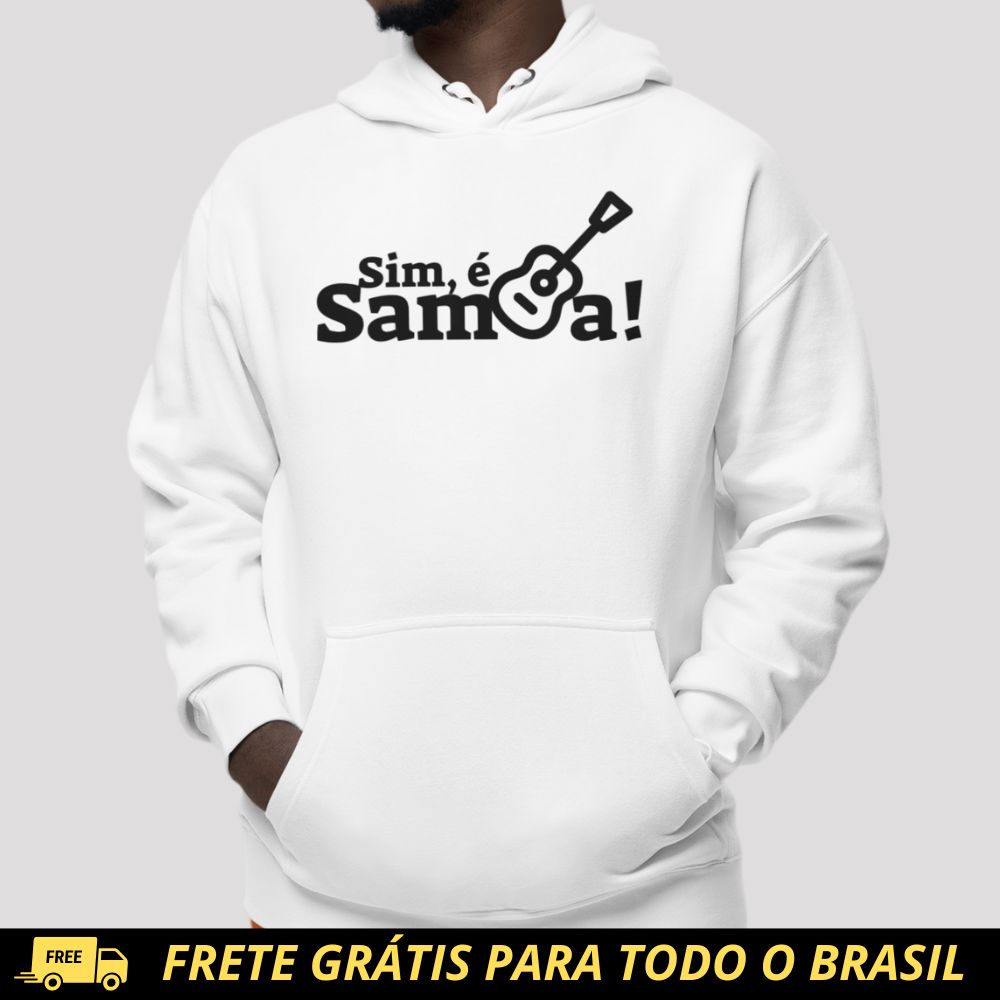 Blusão de Moletom Canguru - Sim é Samba