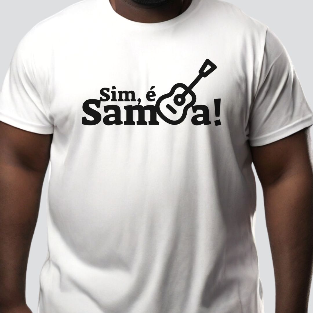 Camiseta Plus Size - Sim é Samba