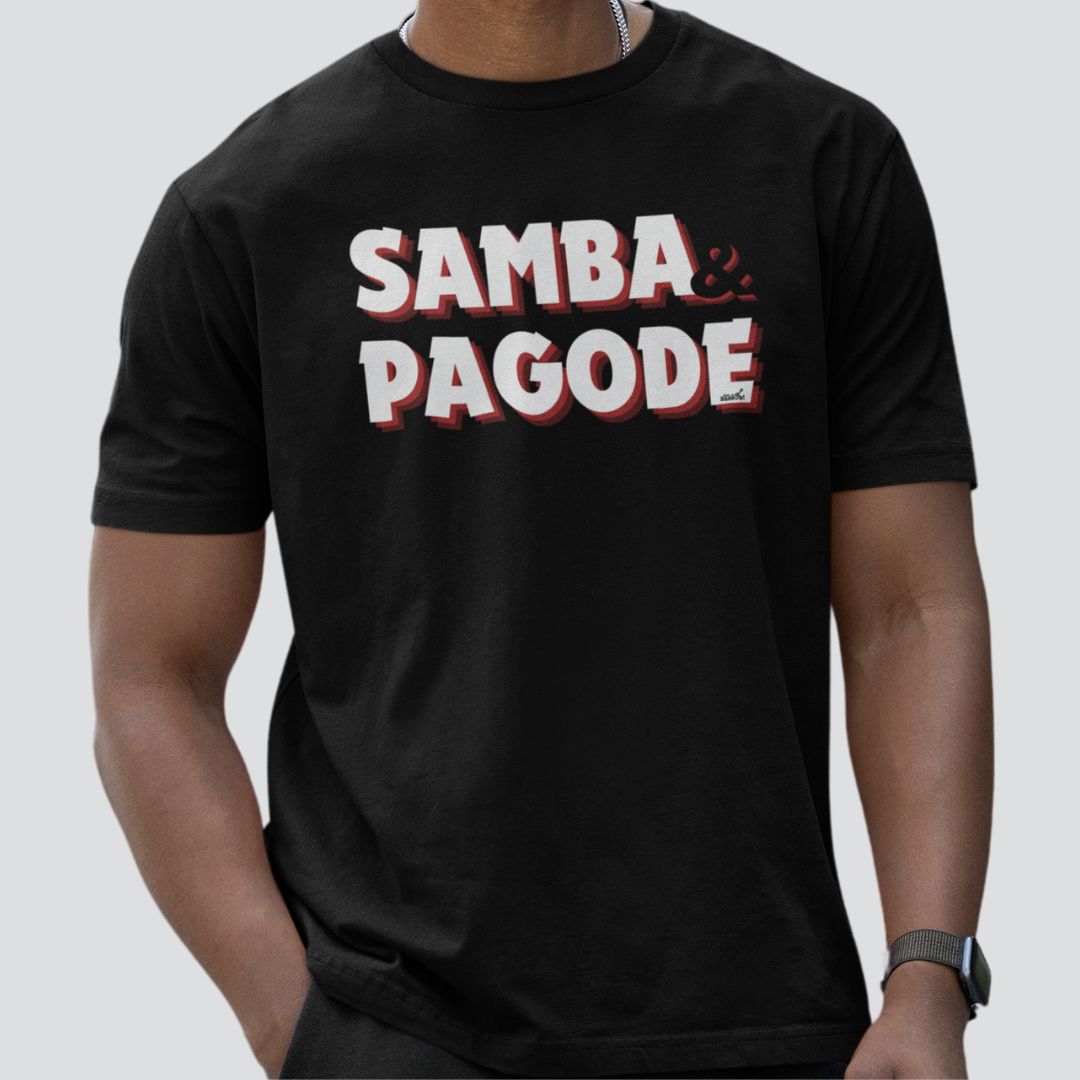 Camiseta Quality Masculina - Samba e Pagode Sim é Samba