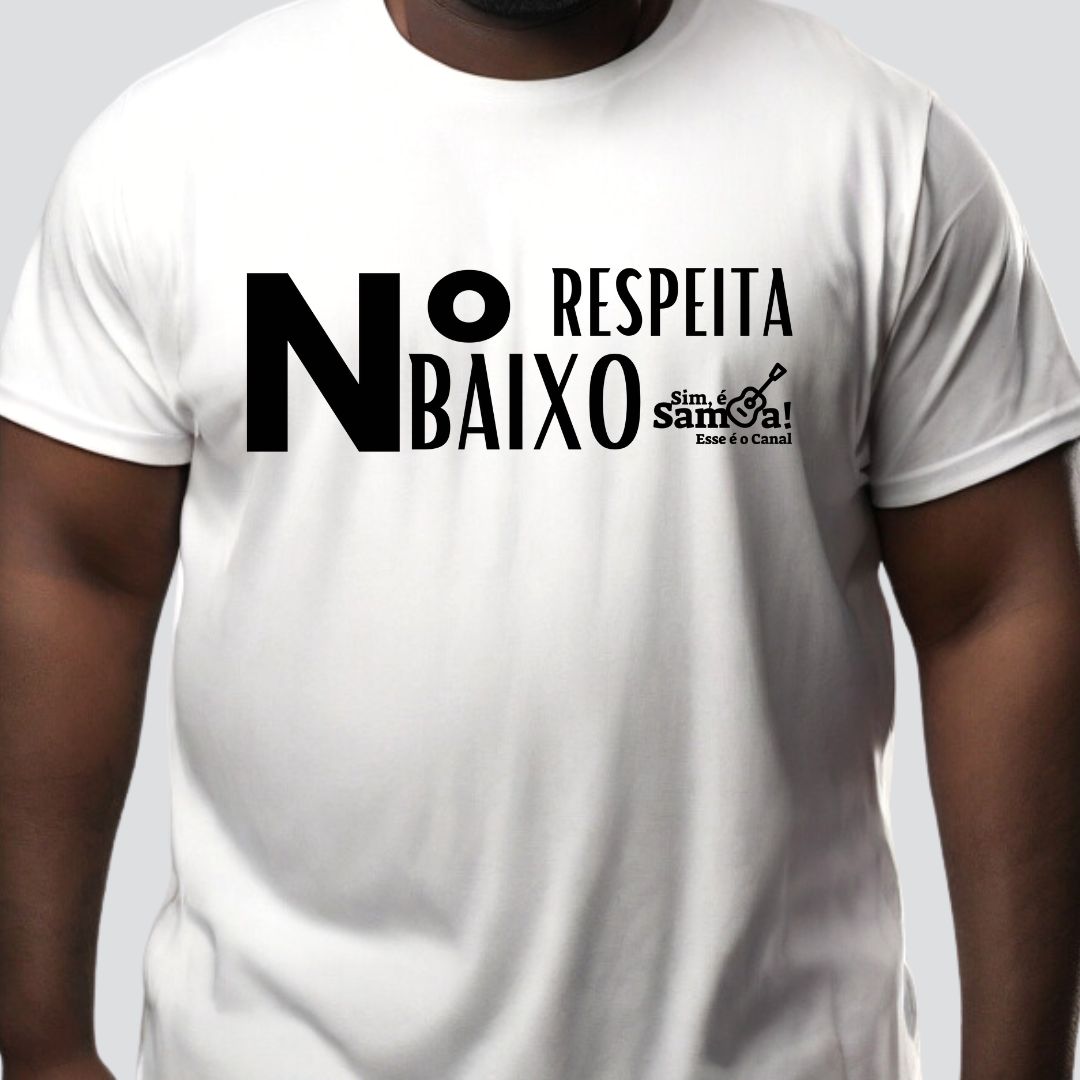 Camiseta Plus Size - Respeita Número Baixo