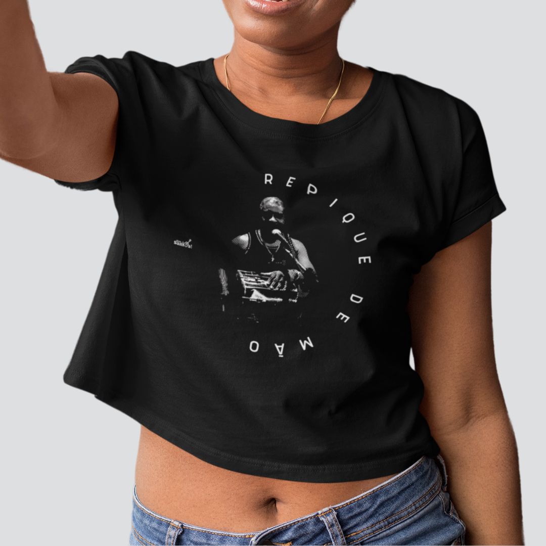 Camisa Cropped Feminina - Repique de Mão