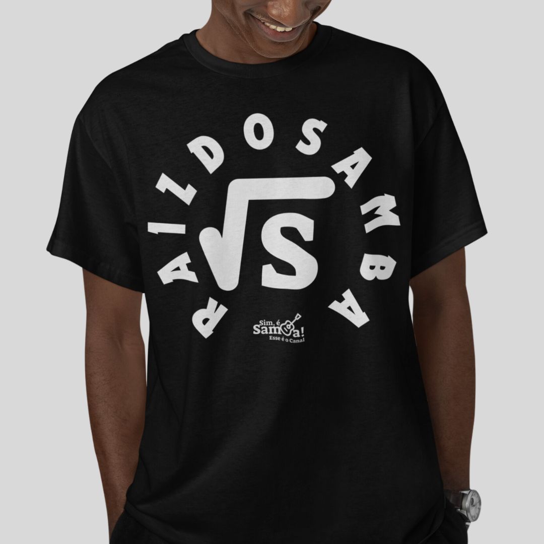 Camiseta Clássica Masculina - Raiz do Samba