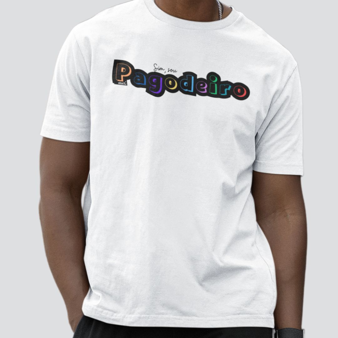 Camiseta Quality Masculina - Sim Sou Pagodeiro