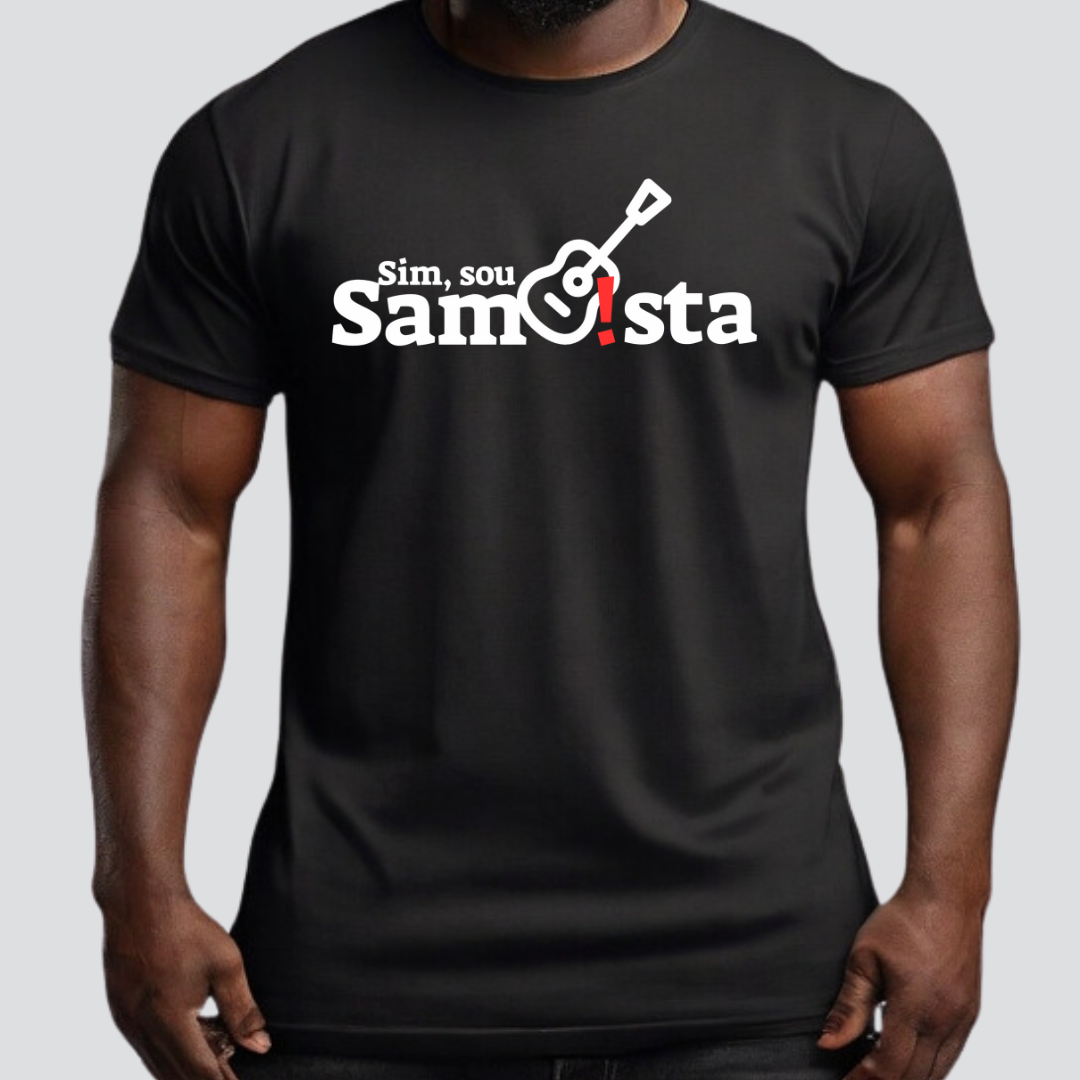 Camiseta Quality Masculina - Sim Sou Sambista