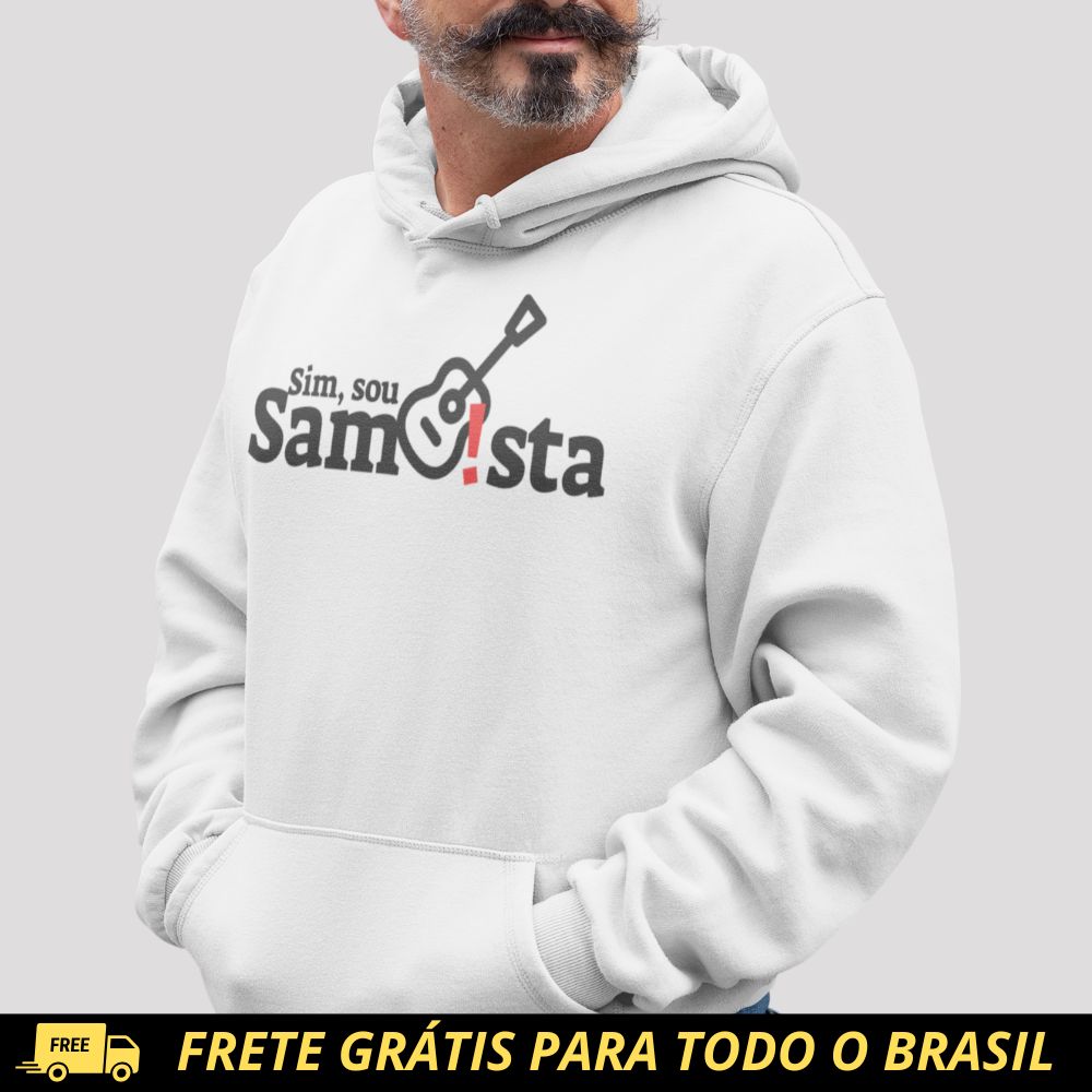 Blusão de Moletom Canguru - Sim Sou Sambista