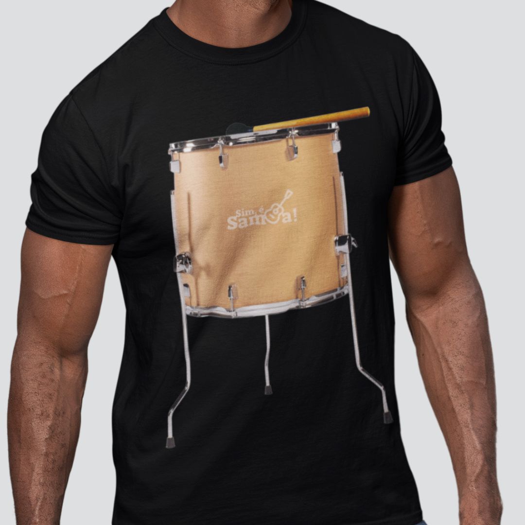 Camiseta Quality Masculina - Surdo Sim é Samba