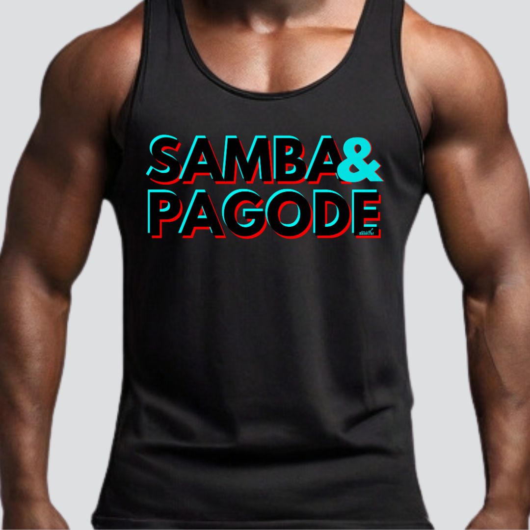Camiseta Regata Masculina - Samba e Pagode