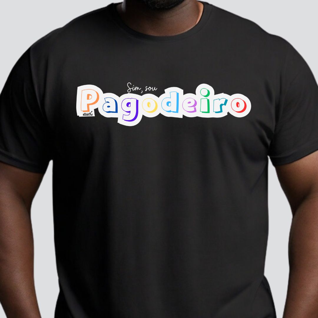 Camiseta Plus Size - Sim Sou Pagodeiro