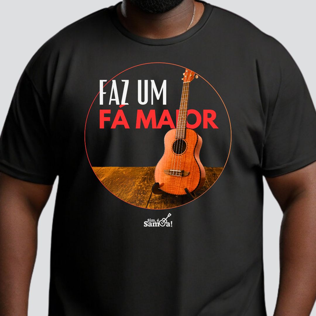 Camiseta Plus Size - Faz Um Fá Maior