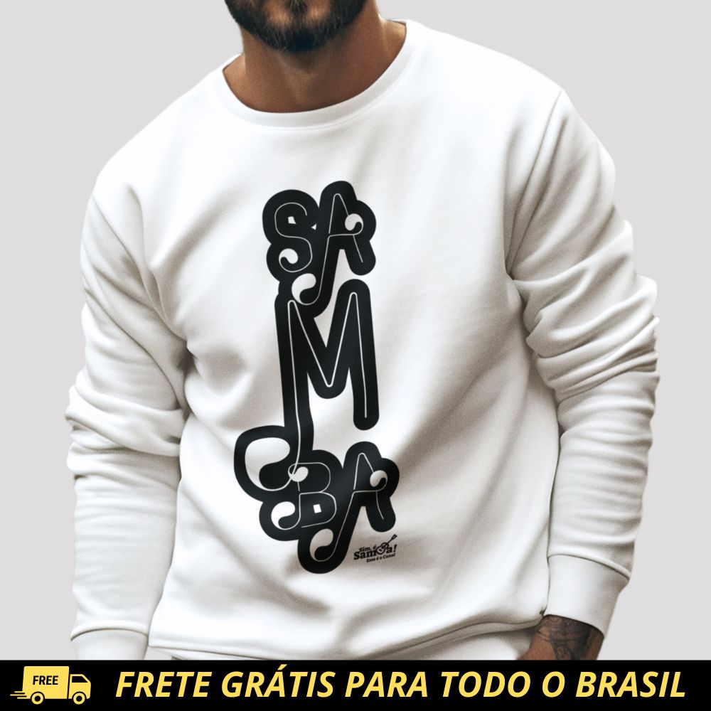 Blusão de Moletom Fechado - Samba