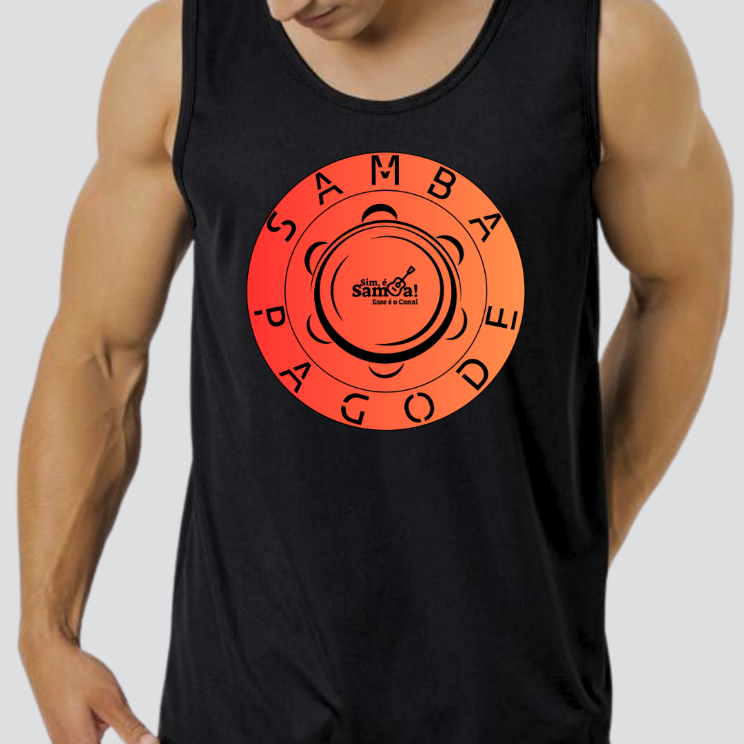 Camiseta Regata Masculina - Samba e Pagode