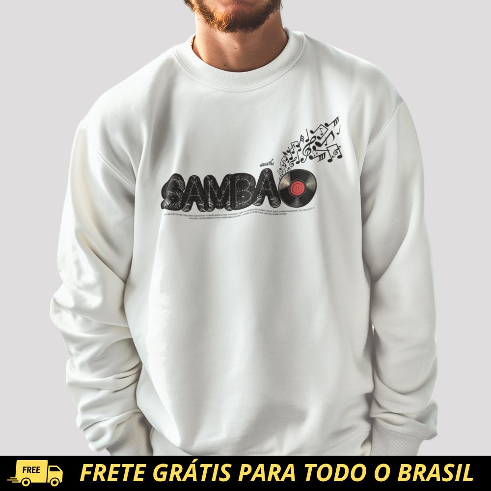 Blusão de Moletom Fechado - Sambão