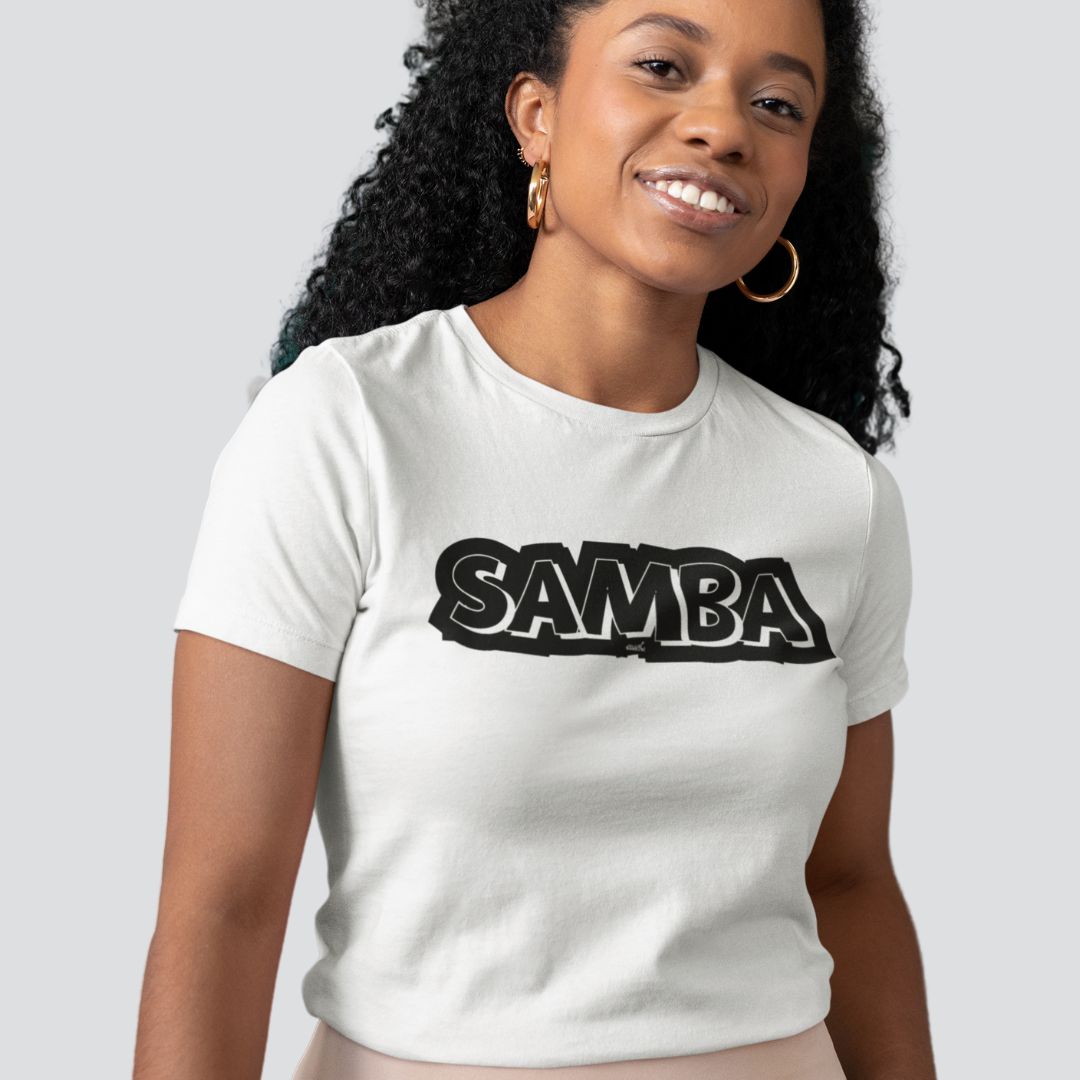 Camiseta Baby Long Quality Feminina - Samba