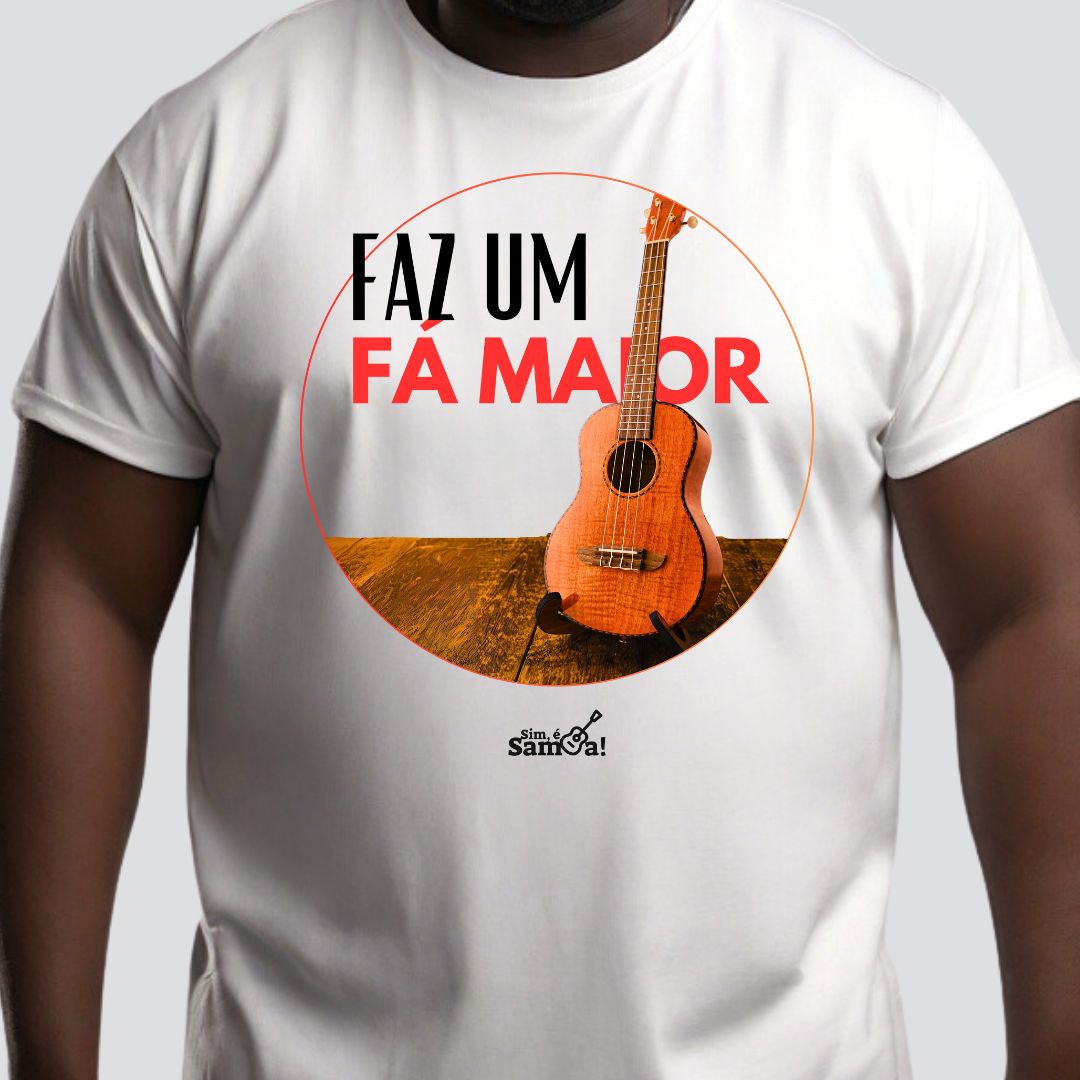 Camiseta Plus Size - Faz Um Fá Maior