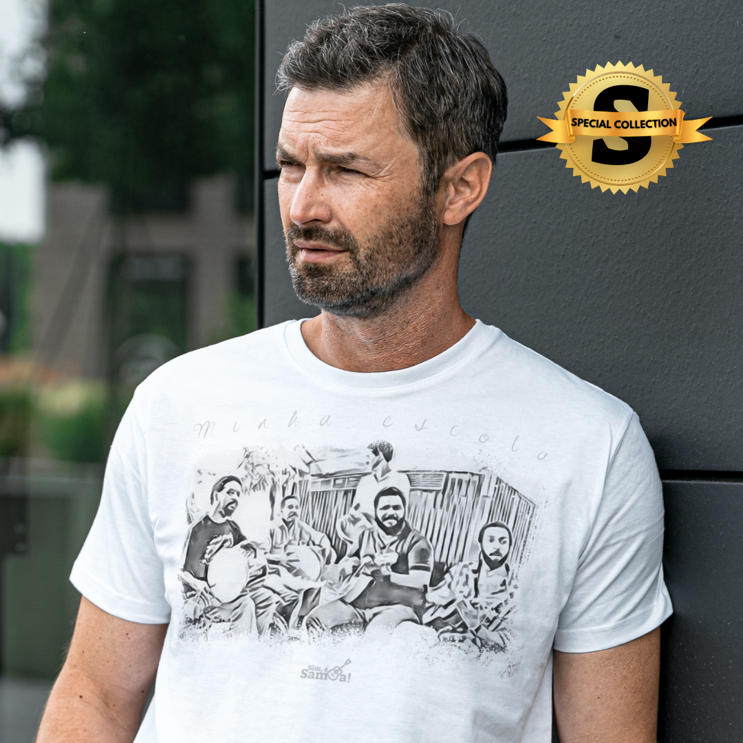 Camiseta Clássica Masculina - Minha Escola
