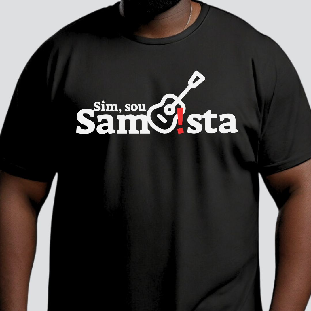 Camiseta Plus Size - Sim Sou Sambista