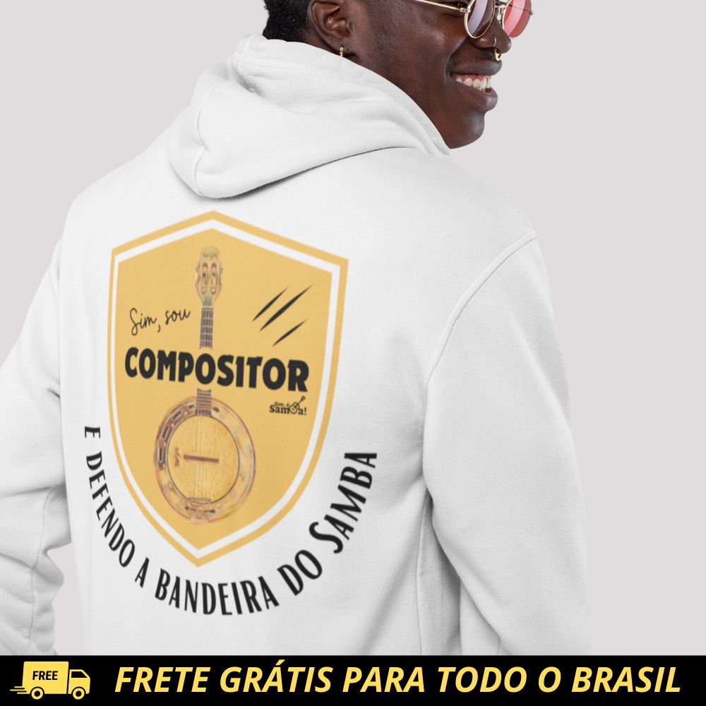 Moletom com Ziper - Sim Sou Compositor