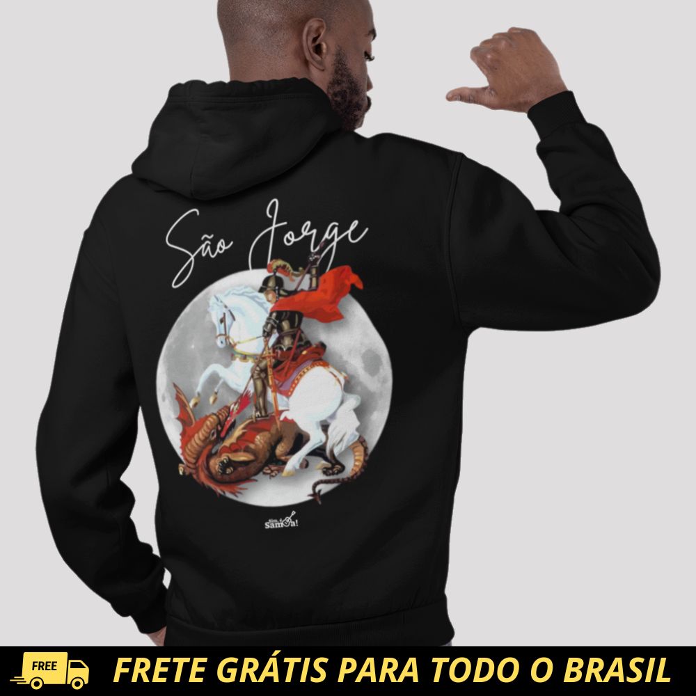 Jaqueta de Moletom Prime com Zíper - São Jorge