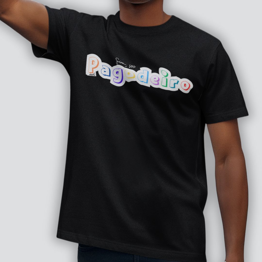 Camiseta Quality Masculina - Sim Sou Pagodeiro