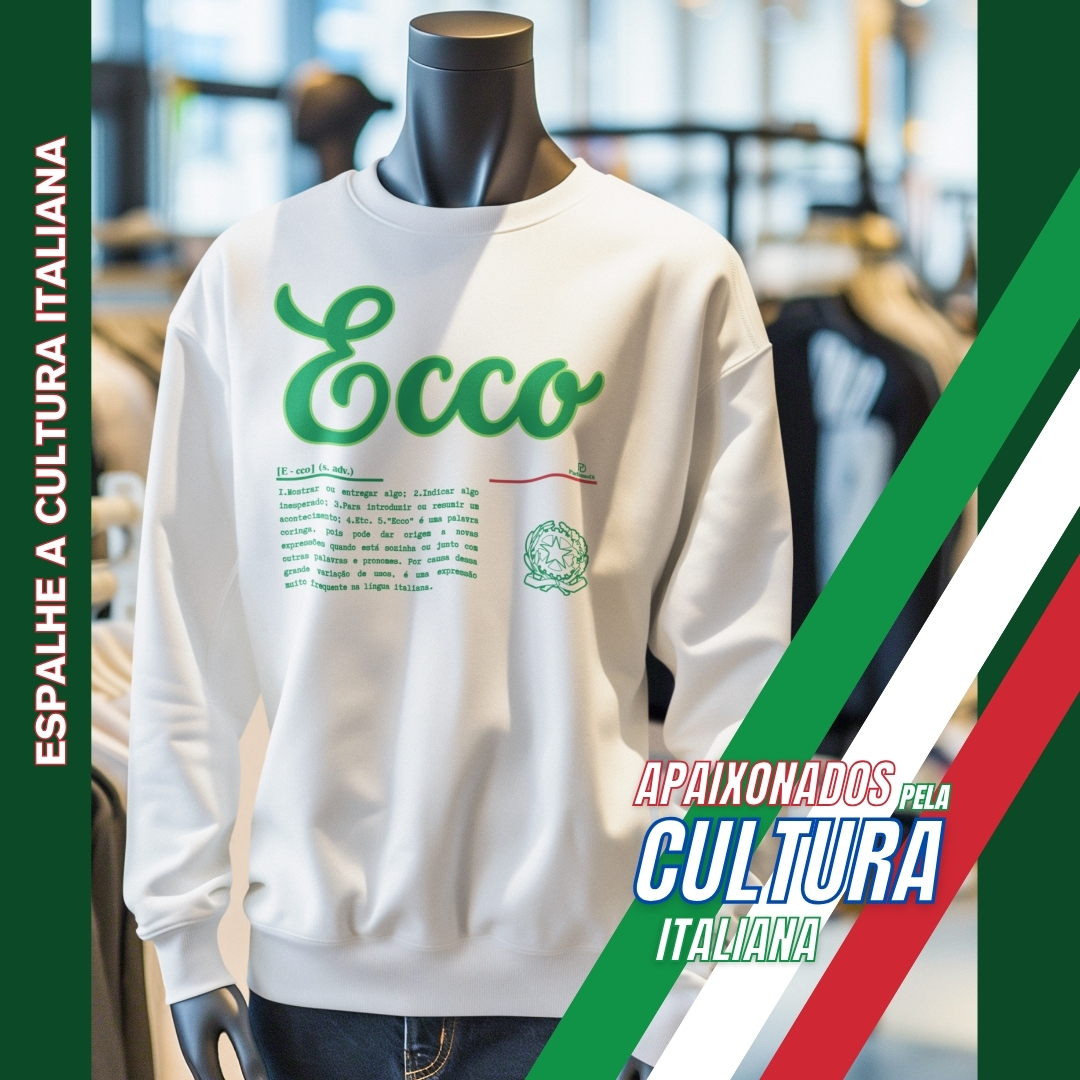 Moletom Italiano Ecco