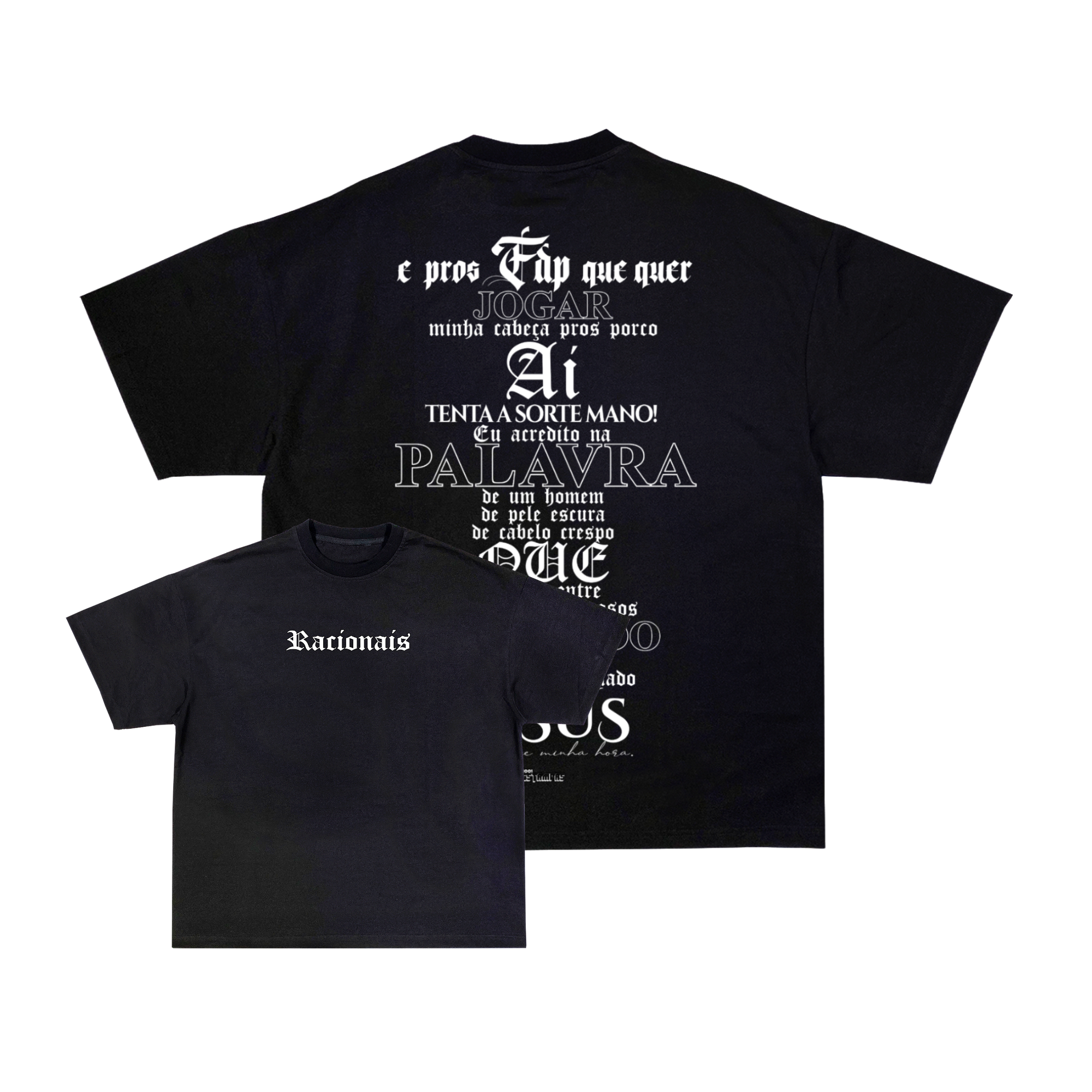 Camiseta Oversized - Um Homem Chamado Jesus