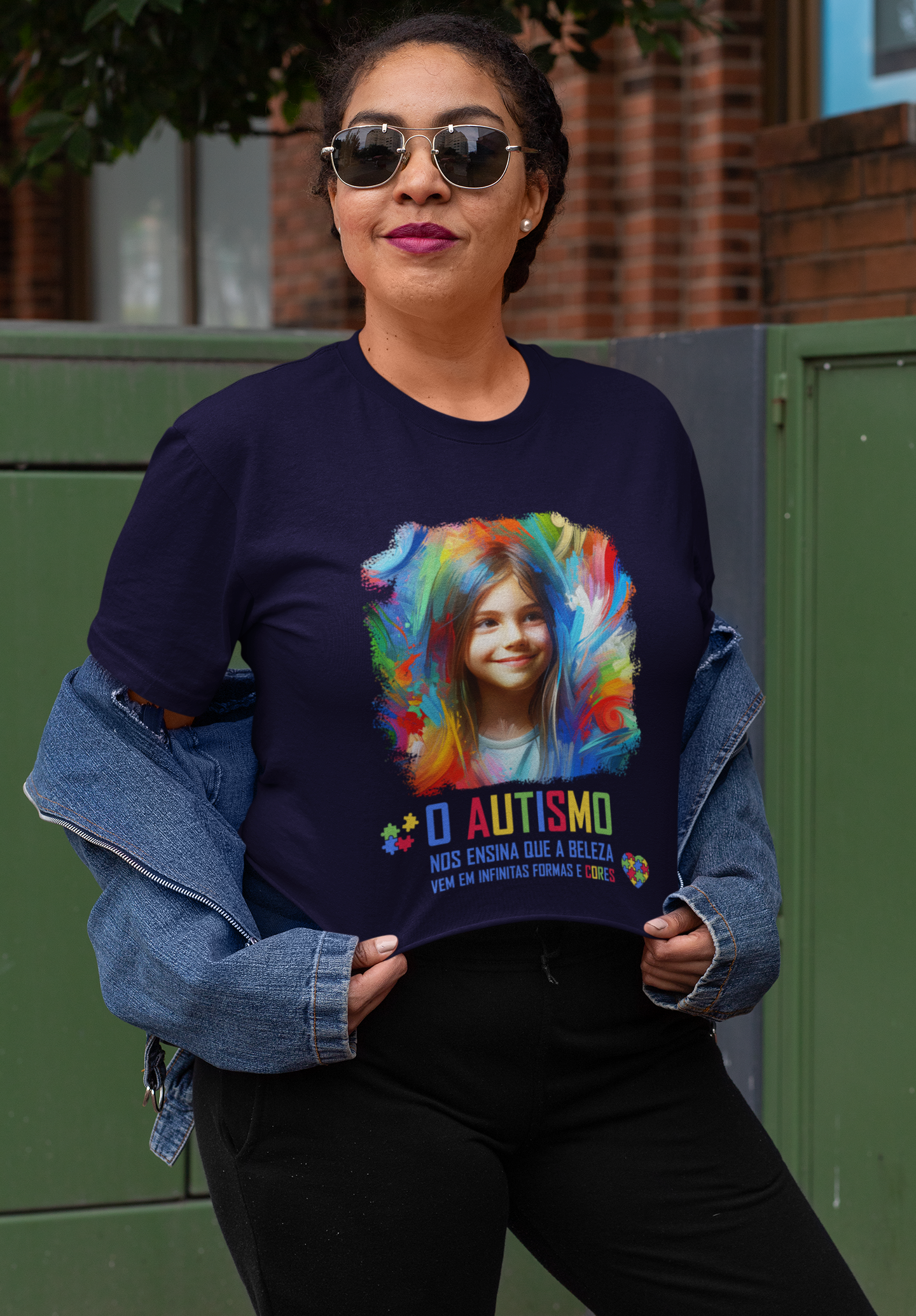 Plus Size - O autismo nos ensina que a beleza vem em infinitas formas e cores (linha quality)