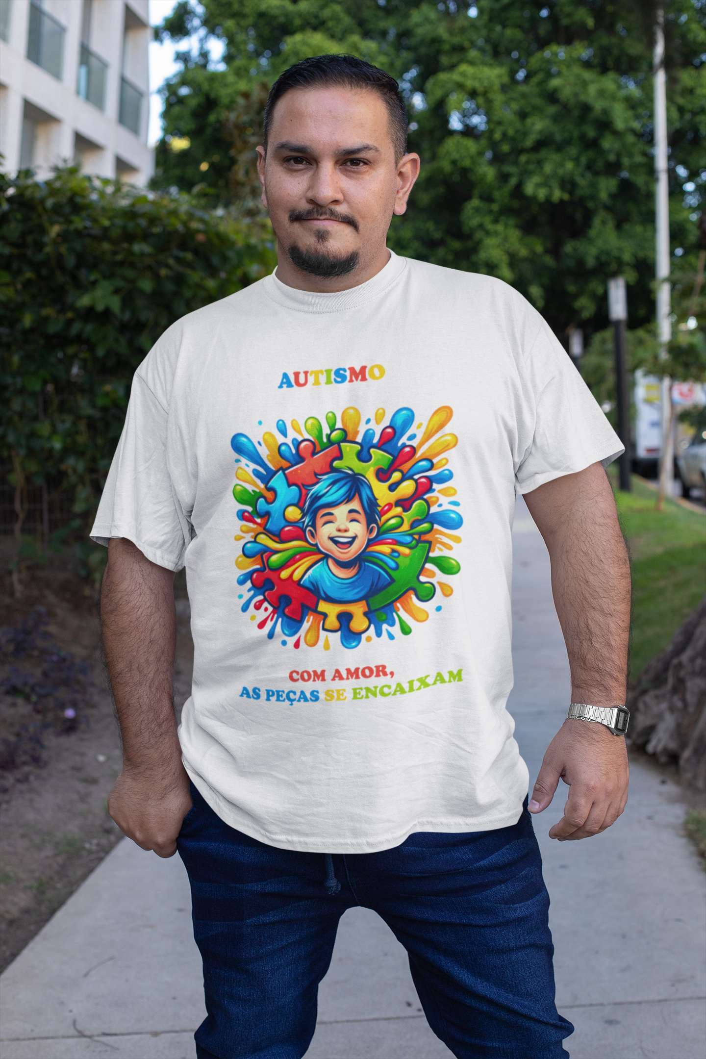 Plus Size - Autismo - Com amor, as peças se encaixam (linha quality)