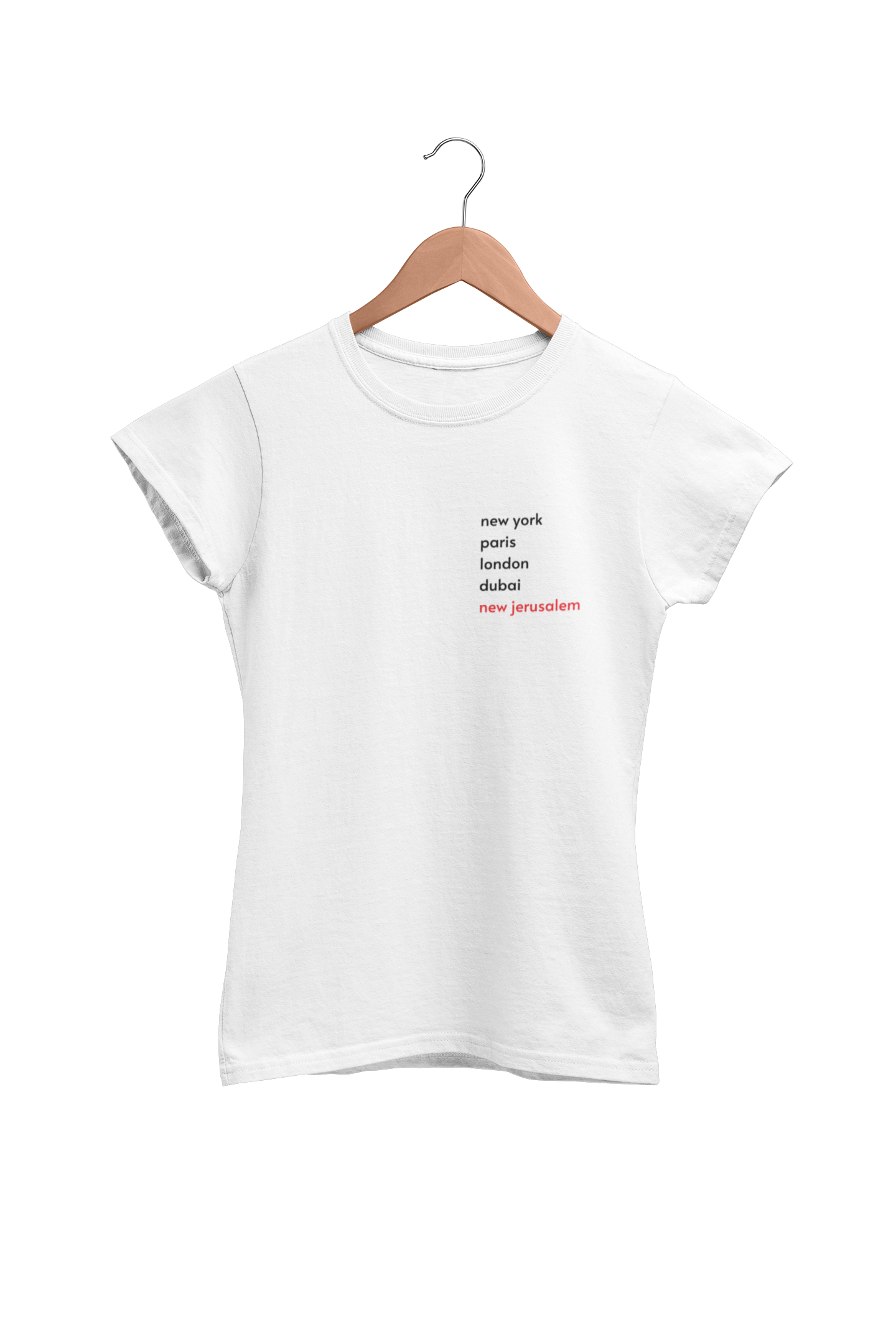 0021B - Camiseta Feminina BabyLong New Jerusalem