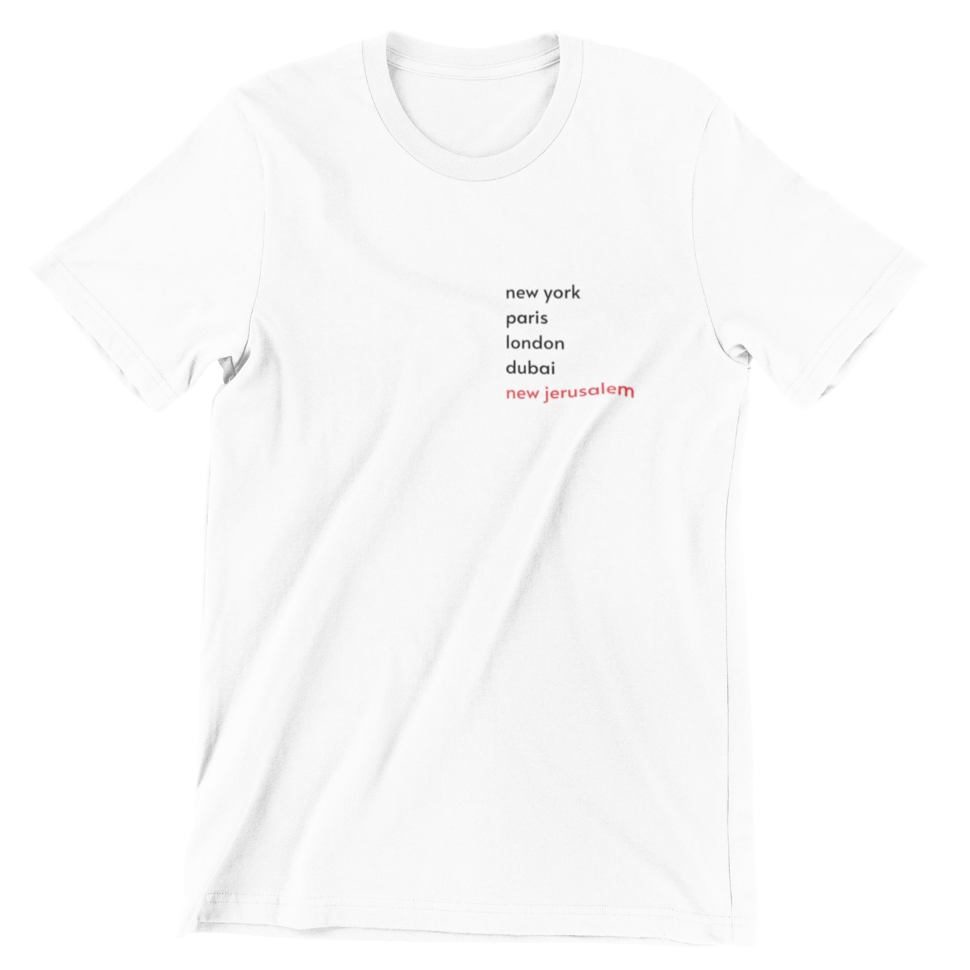 0021 - Camiseta Unissex New Jerusalem