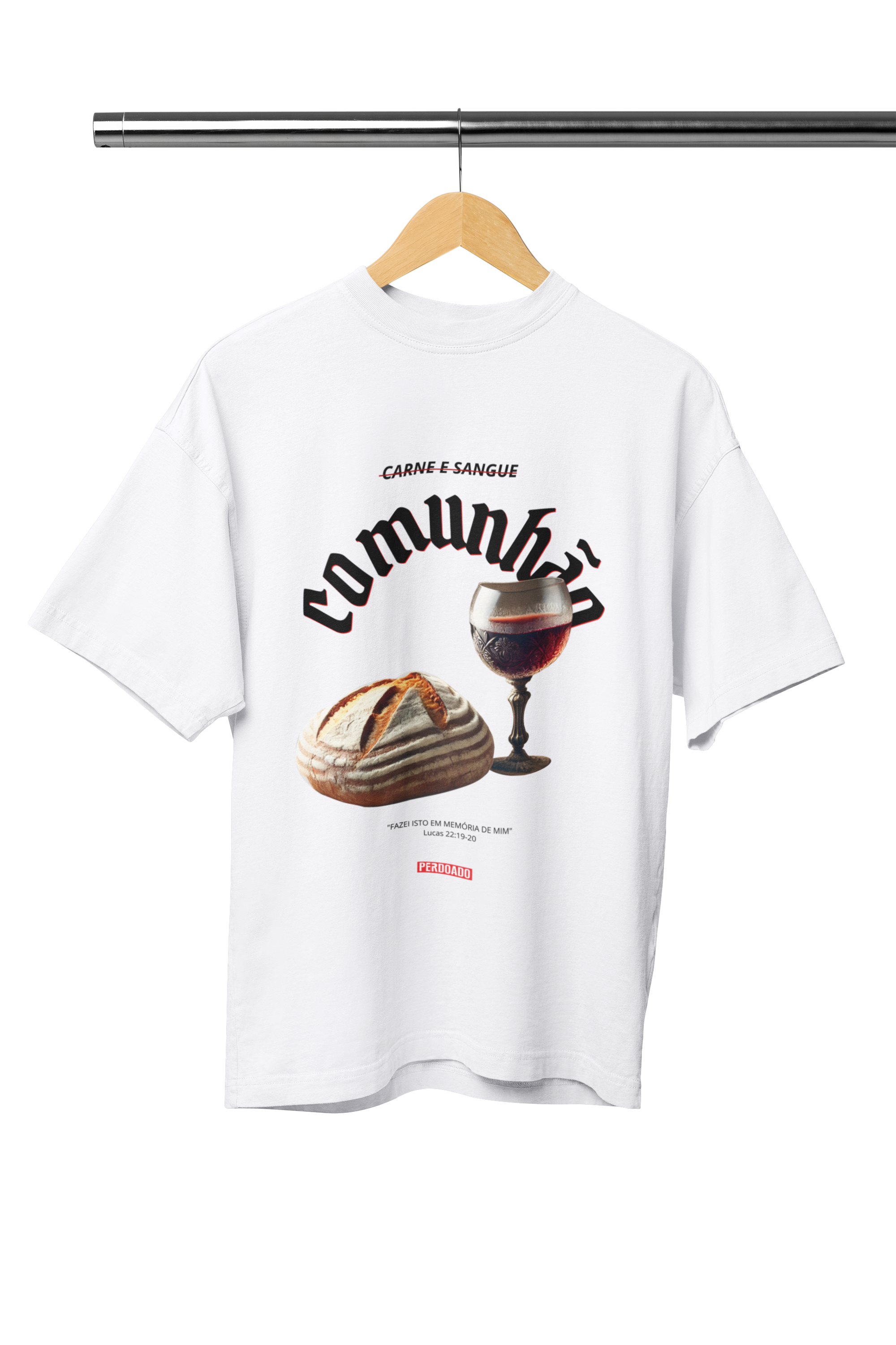 0009OS - Camiseta Oversized Comunhão