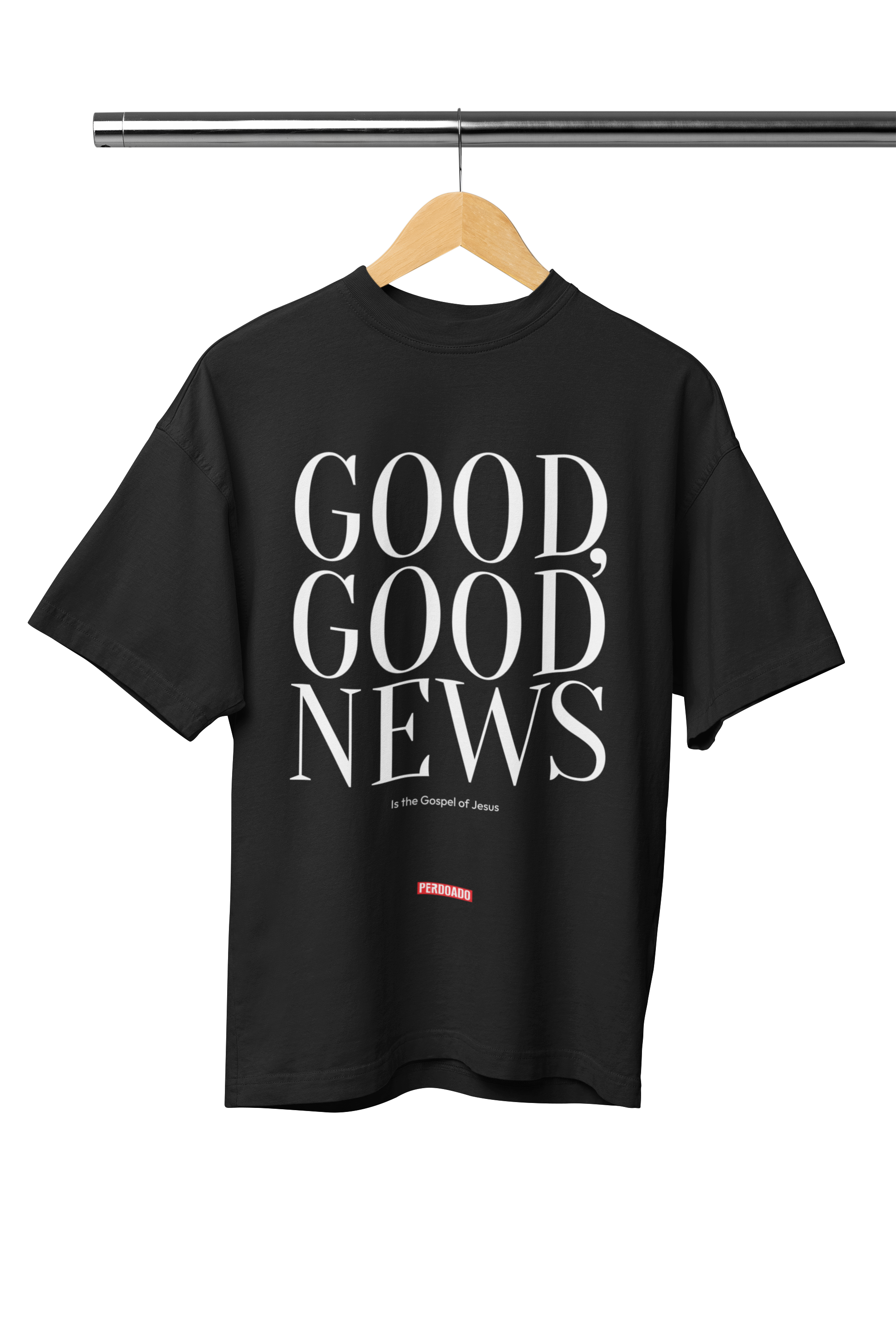 0010OS - Camiseta Oversized Good News